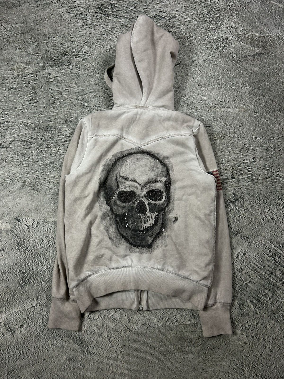 True Religion True Religion zip hoodie vintage skull rhinestones sherpa Size US M / EU 48-50 / 2 - 8 Thumbnail