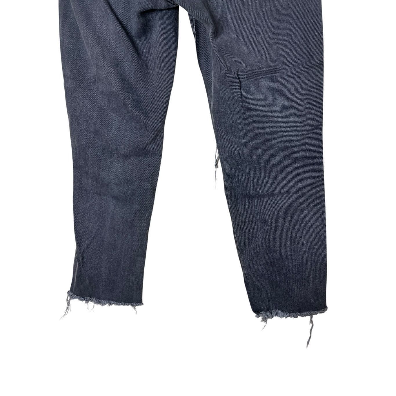 Pacsun Pacsun Gray Mom Jeans Ripped High Rise Relaxed Leg Distresse Size 26" / US 2 / IT 38 - 6 Thumbnail