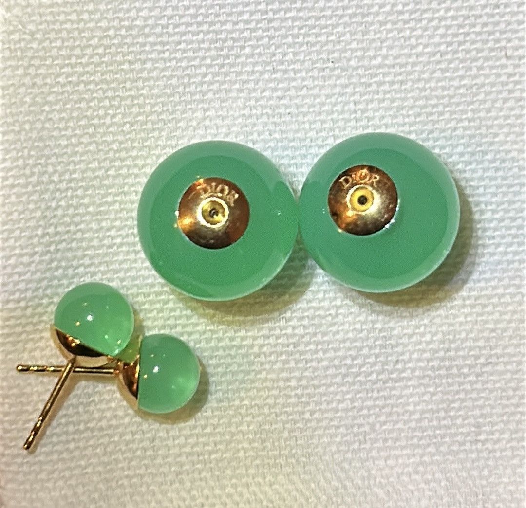 Dior Dior DIORIVIERA DIOR TRIBALES EARRING Aquamarina Resin Pearl Size ONE SIZE - 7 Thumbnail
