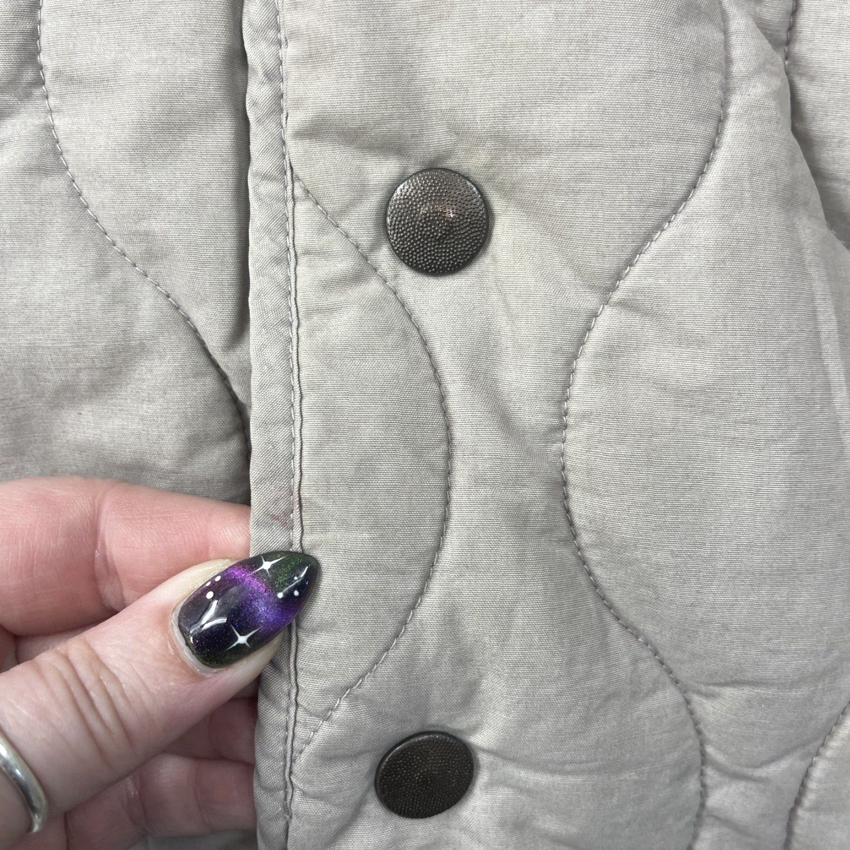 Diesel VINTAGE Diesel Jacket Women M Puffer Quilted Snap Front Embroidered Quiet Luxury Size M / US 6-8 / IT 42-44 - 7 Thumbnail