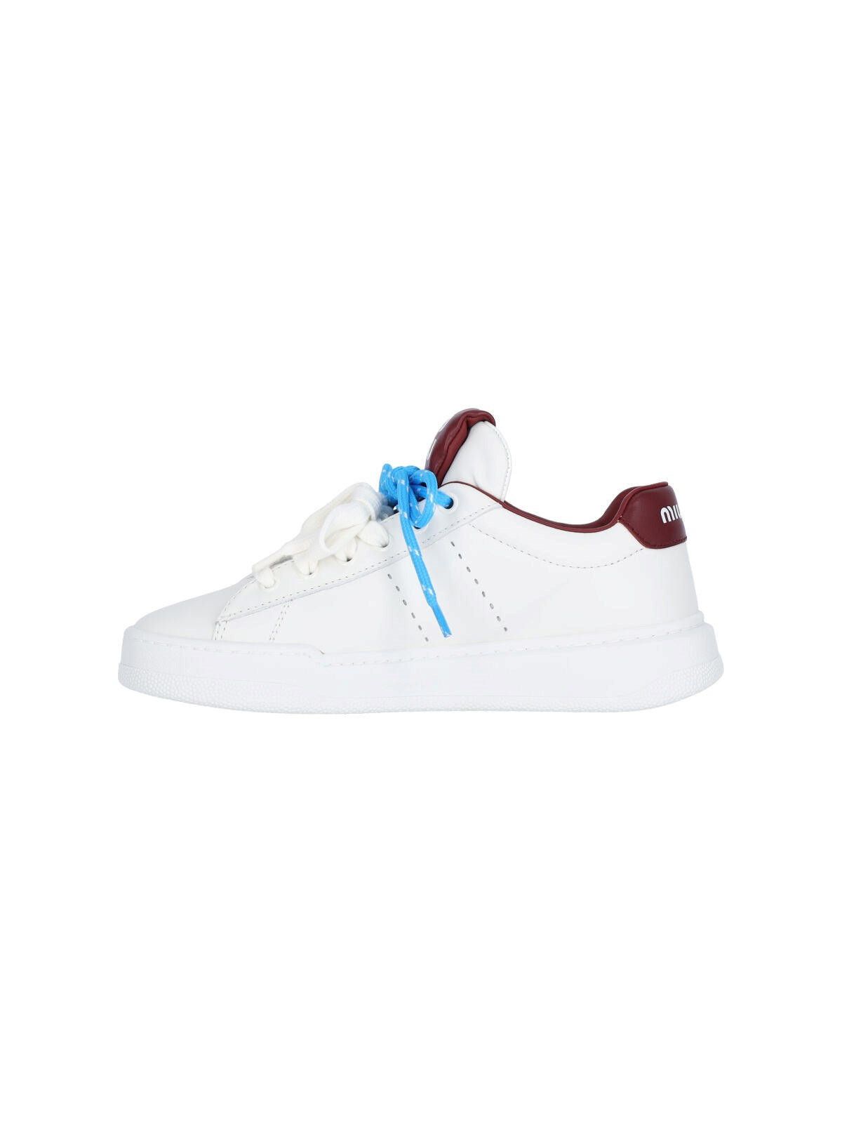 Miu Miu Miu Miu leather sneakers size 40 Size ONE SIZE - 3 Thumbnail