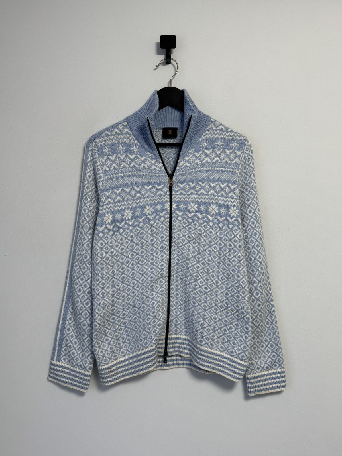 Bogner Bogner Fire+Ice Women’s Zip Sweater Patterned White Size M / US 6-8 / IT 42-44 - 1 Thumbnail
