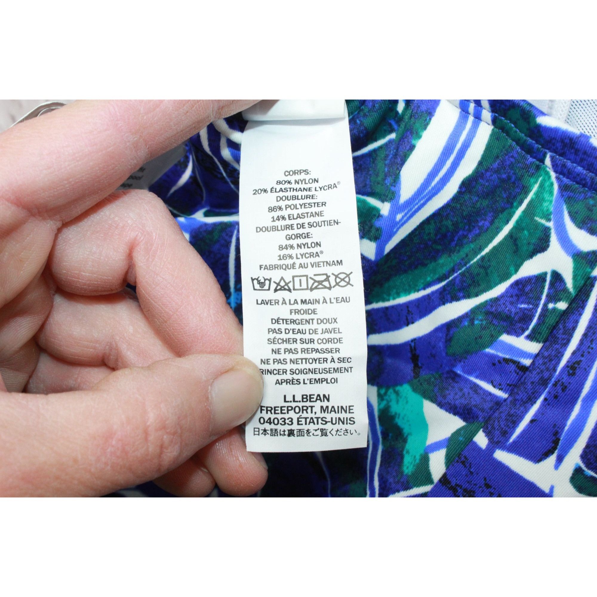 L.L. Bean × Swims × Vacation LL Bean Women's Mix and Match Swimwear Squareneck Tankini Size S / US 4 / IT 40 - 9 Thumbnail