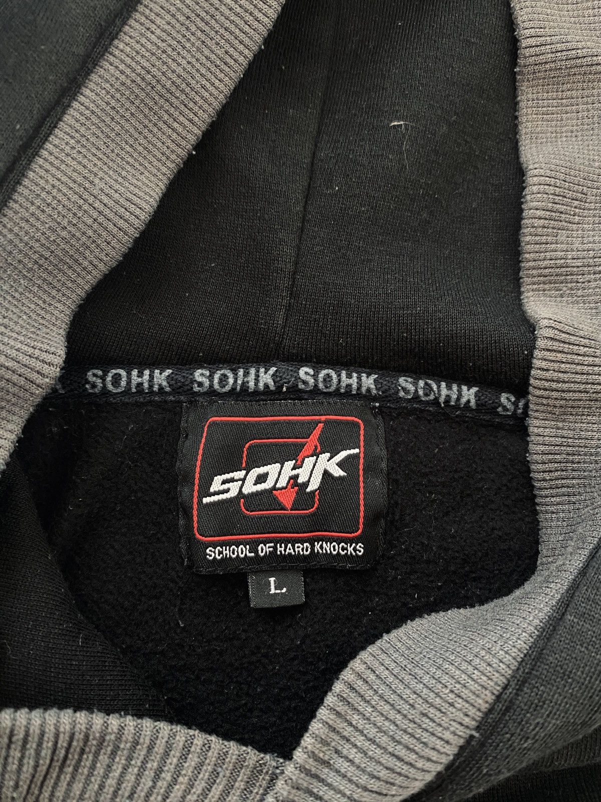 JNCO × Vintage Vintage School Of Hard Knocks Hoodie Size US L / EU 52-54 / 3 - 9 Thumbnail