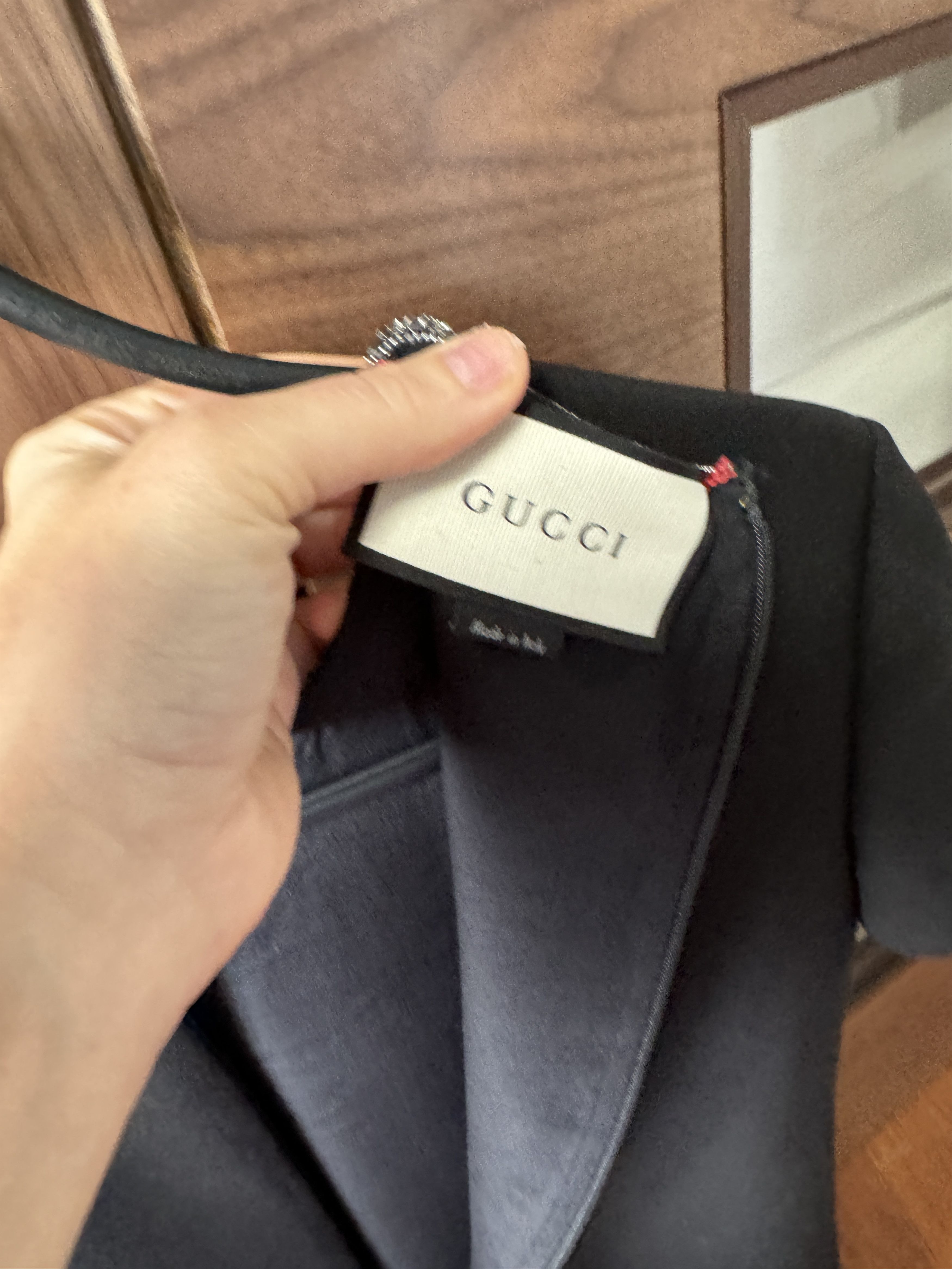 Gucci Stunning Alessandro Michele Black and Silver Diamante Dress Size M / US 6-8 / IT 42-44 - 6 Thumbnail