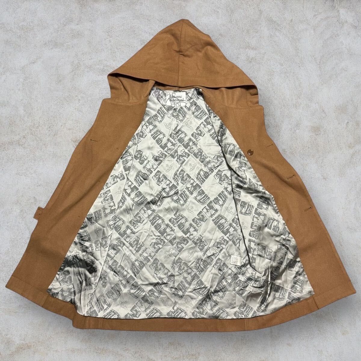 Vivienne Westwood Vivienne Westwood Hooded Coat in Camel Size US L / EU 52-54 / 3 - 3 Thumbnail