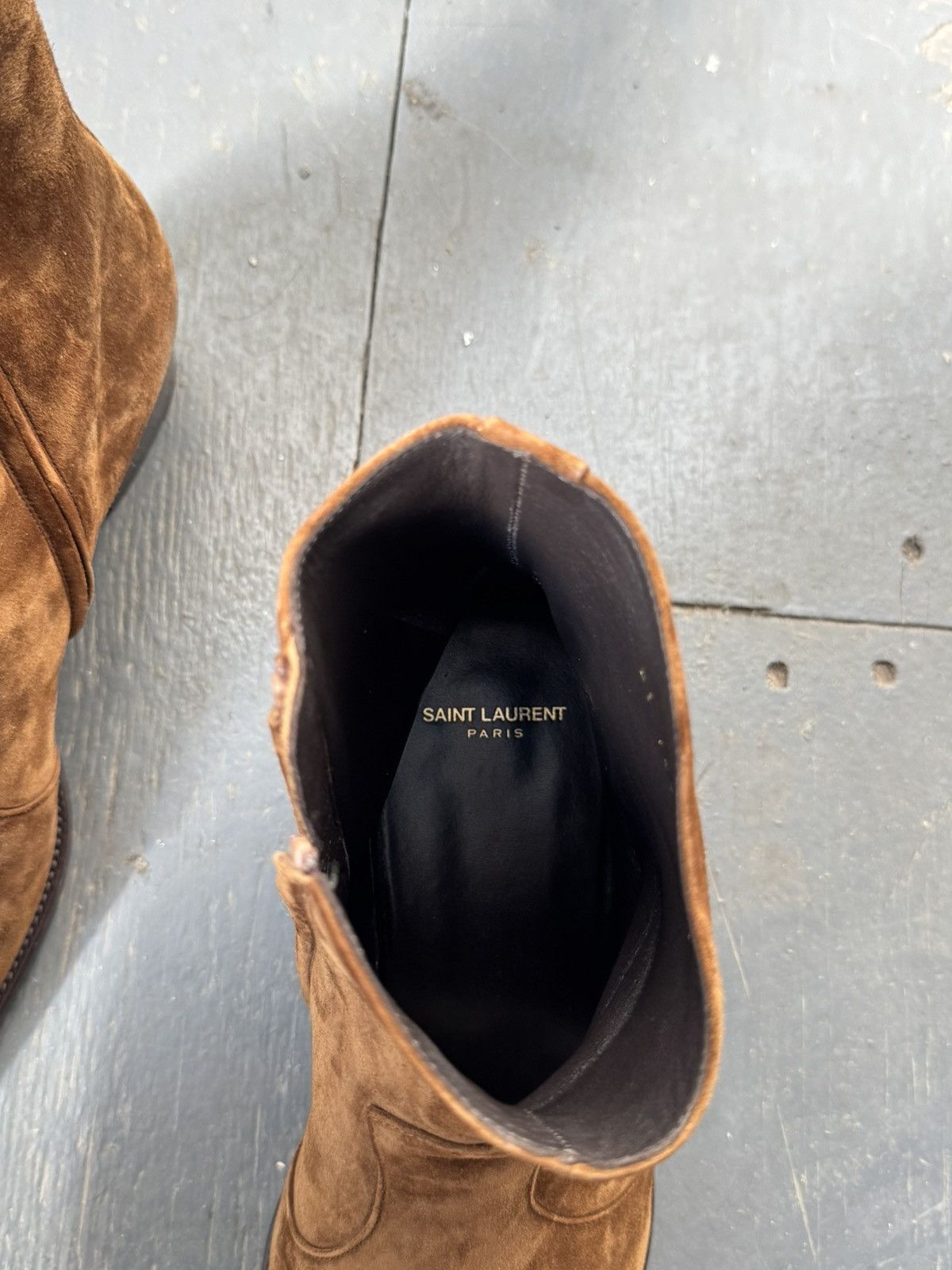 Saint Laurent Paris Hedi Wyatt 40 Boots Size US 10 / EU 43 - 5 Thumbnail