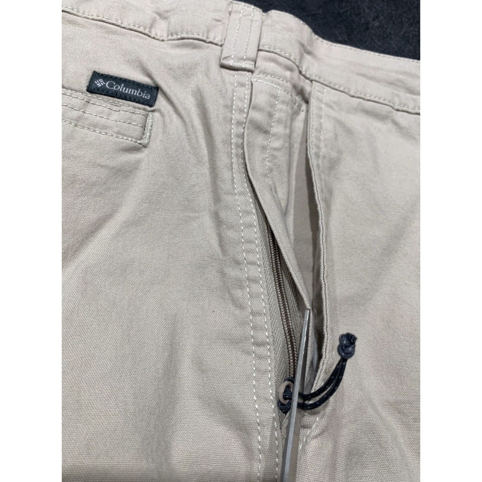 Vintage Columbia Pants Hiking Men 40x30 Regular Beige 100% Cotton Khaki Workwear Mens Size US 40 / EU 56 - 2 Thumbnail