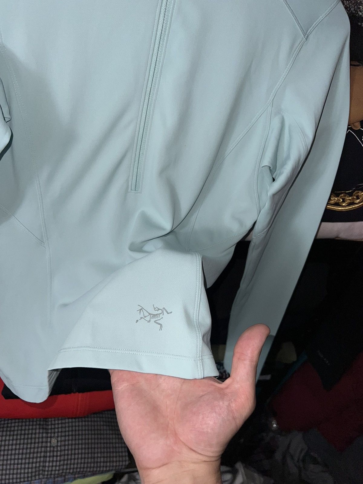Arc'teryx 💎 Arc’teryx Women’s Lightweight 1/2 Zip Pullover Light Blue Size S / US 4 / IT 40 - 5 Thumbnail
