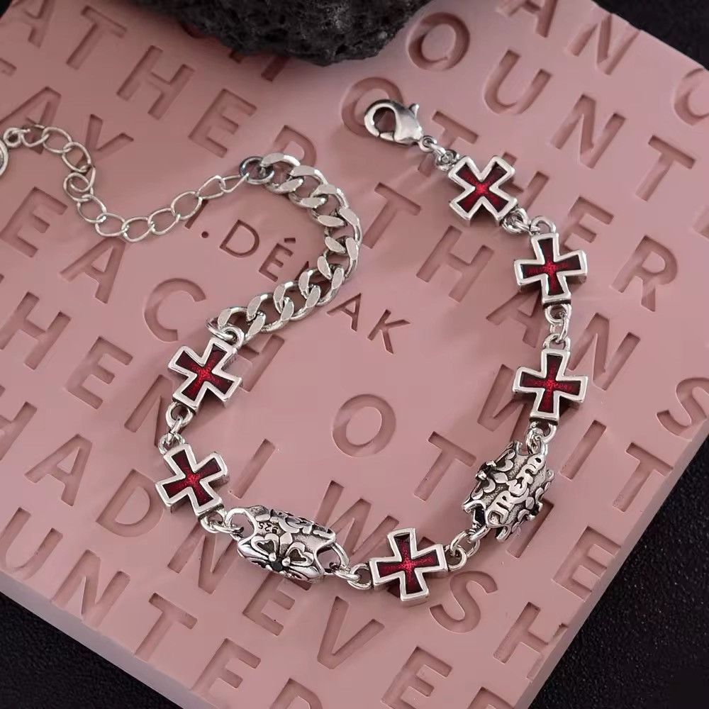 Jewelry Creative Cross Chain Bracelet Size ONE SIZE - 1 Thumbnail