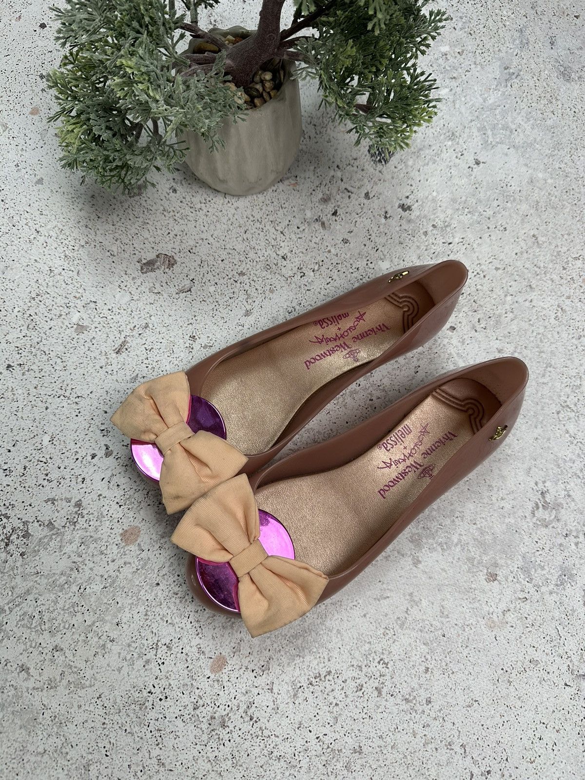 Designer × Melissa × Vivienne Westwood Vivienne Westwood x Melissa Anglomania ballet flats shoes Size US 6 / IT 36 - 1 Thumbnail