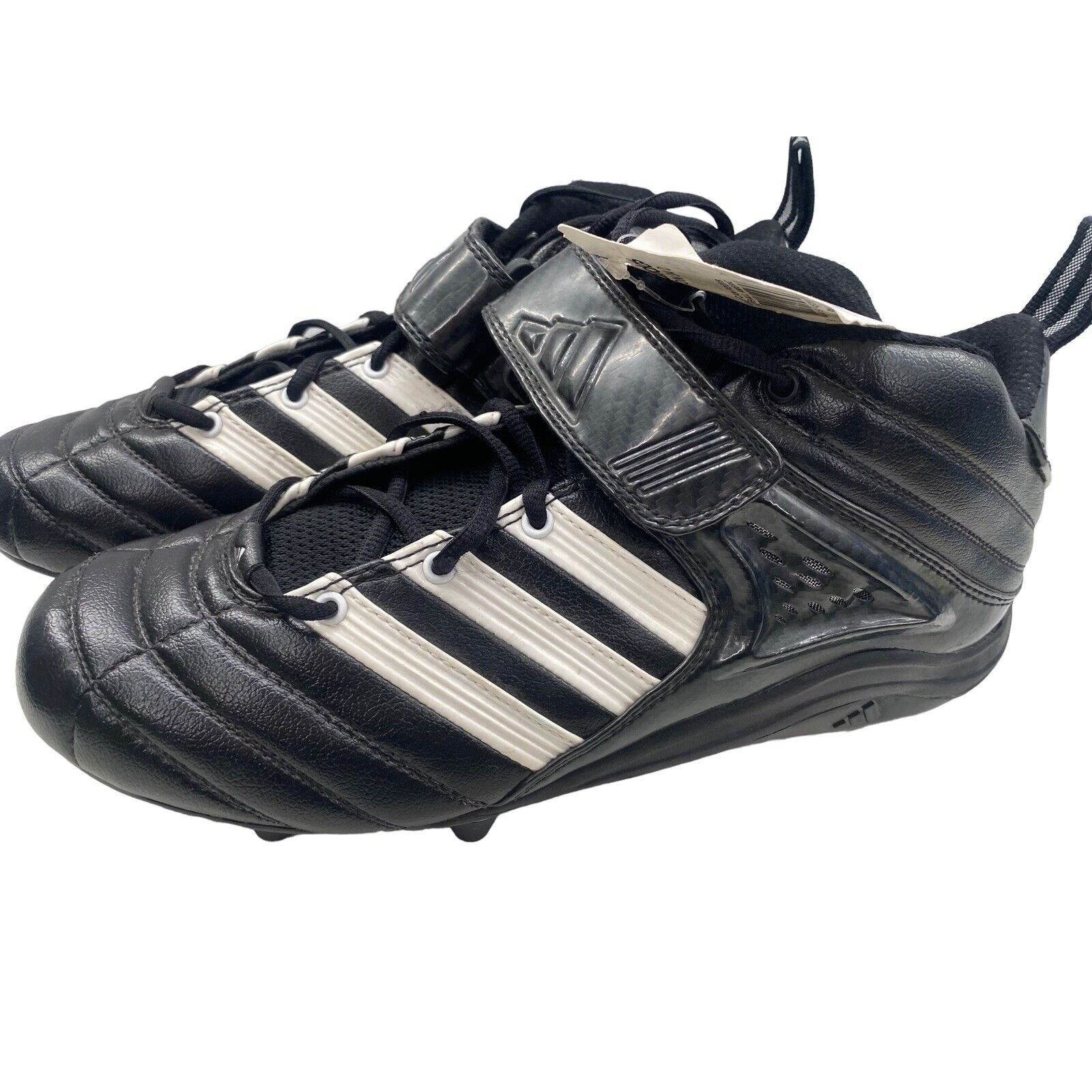 Adidas Adidas Grid Iron 3/4 D Football Cleats Black / White Size 10 Size US 10 / EU 43 - 4 Thumbnail