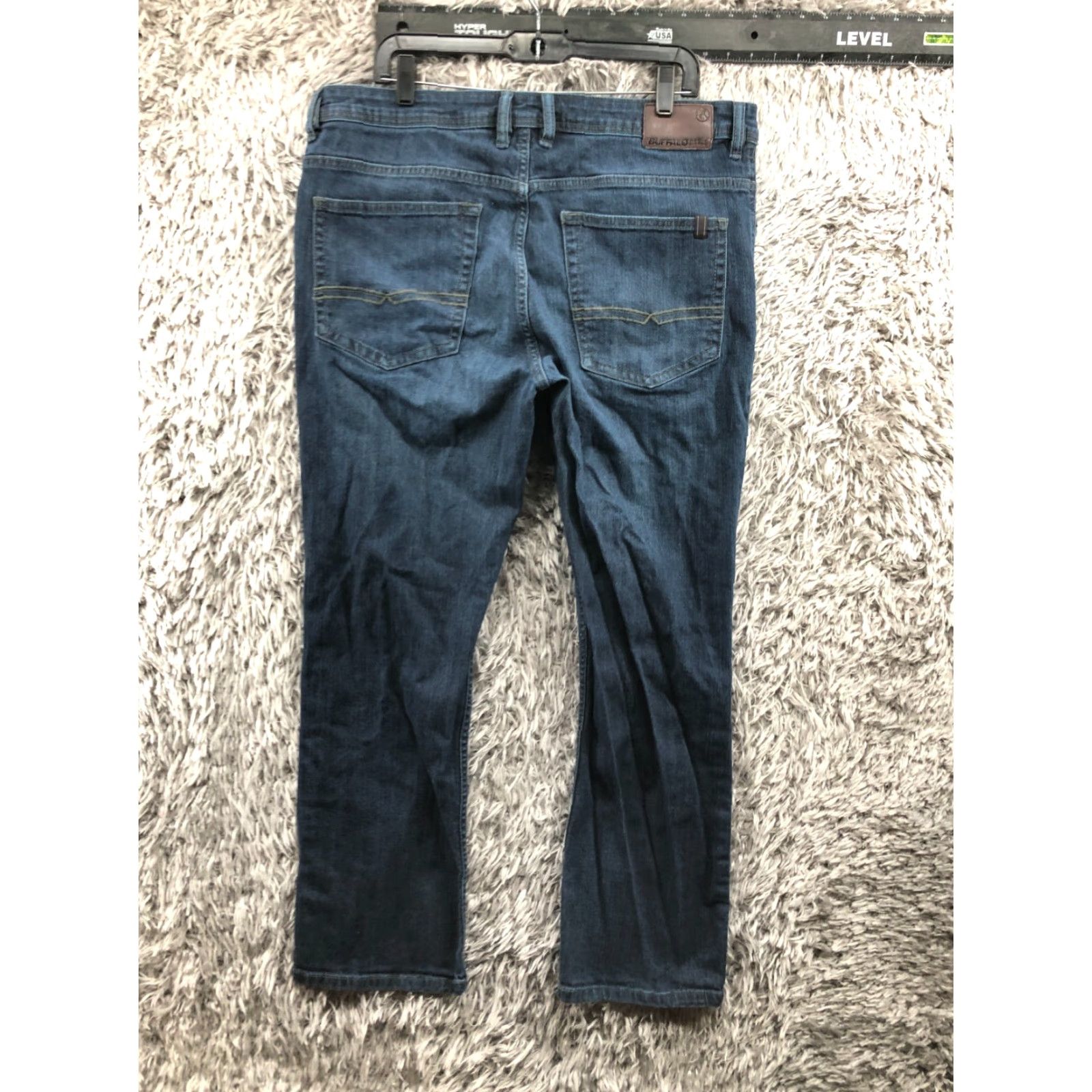 Buffalo David Bitton Buffalo David Bitton Jeans Driven-X Straight Denim 38x30 Mens Dark Blue Wash Size US 38 / EU 54 - 6 Thumbnail