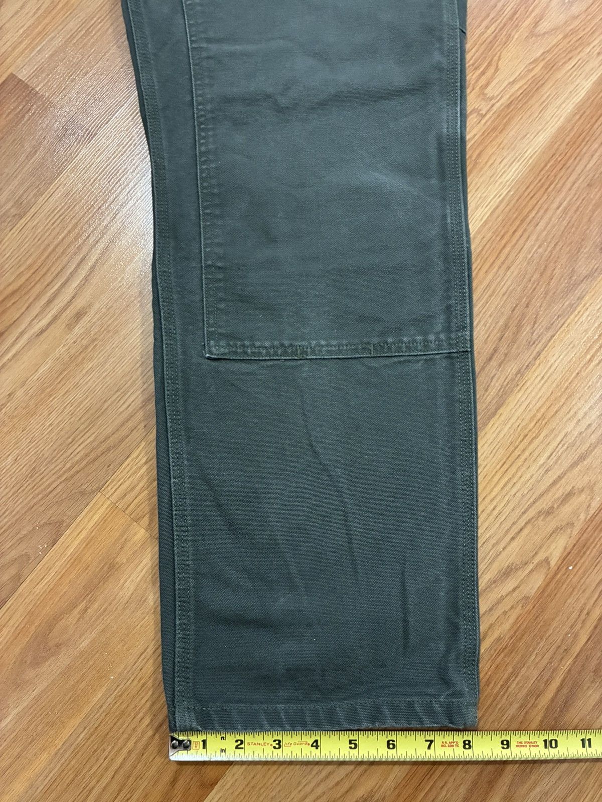 Carhartt Wip 31x32 Carhartt WIP Double Knee Stone Washed Canvas Pant Fade Size US 31 - 13 Thumbnail