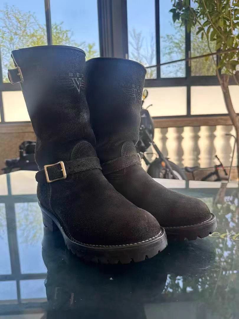 Vibram Brown Buckle Strap Mid-Calf Boots Size US 8 / EU 41 - 1 Thumbnail