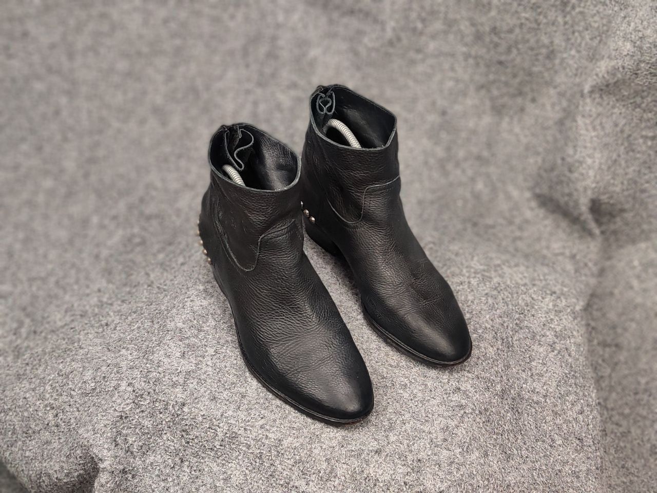 Zadig & Voltaire Zadig & Voltaire Design Zipper leather ankle women Boots Size US 11 / IT 41 - 5 Thumbnail