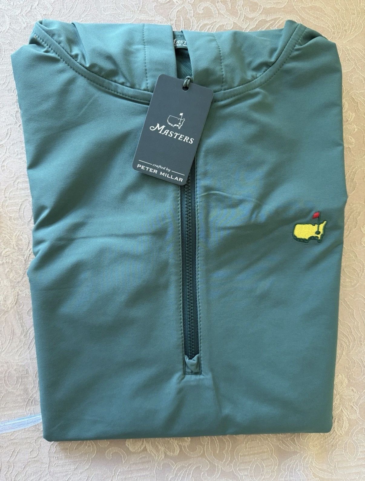 Peter Millar Masters 2026 Peter Millar 1/4 Zip Hoodie. Medium. New W/Tag. Size US M / EU 48-50 / 2 - 3 Thumbnail