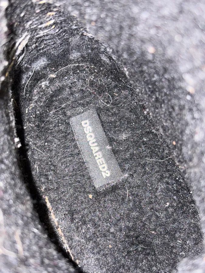 Dsquared2 Dsquared2 Black Leather Hiking Boots Size US 11 / EU 44 - 13 Thumbnail