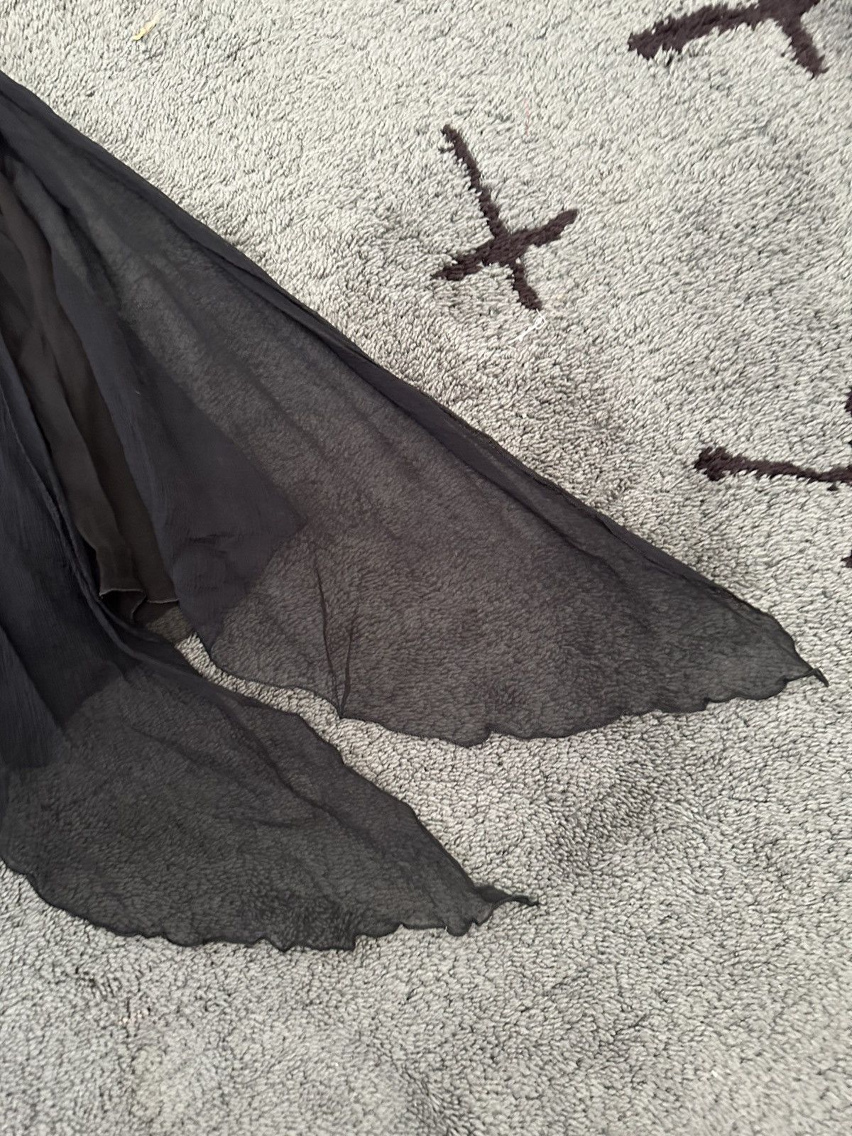 Dior Archive Christian Dior Spring 1993 Sheer Wide Leg Pants Size 34" / US 12 / IT 48 - 4 Thumbnail