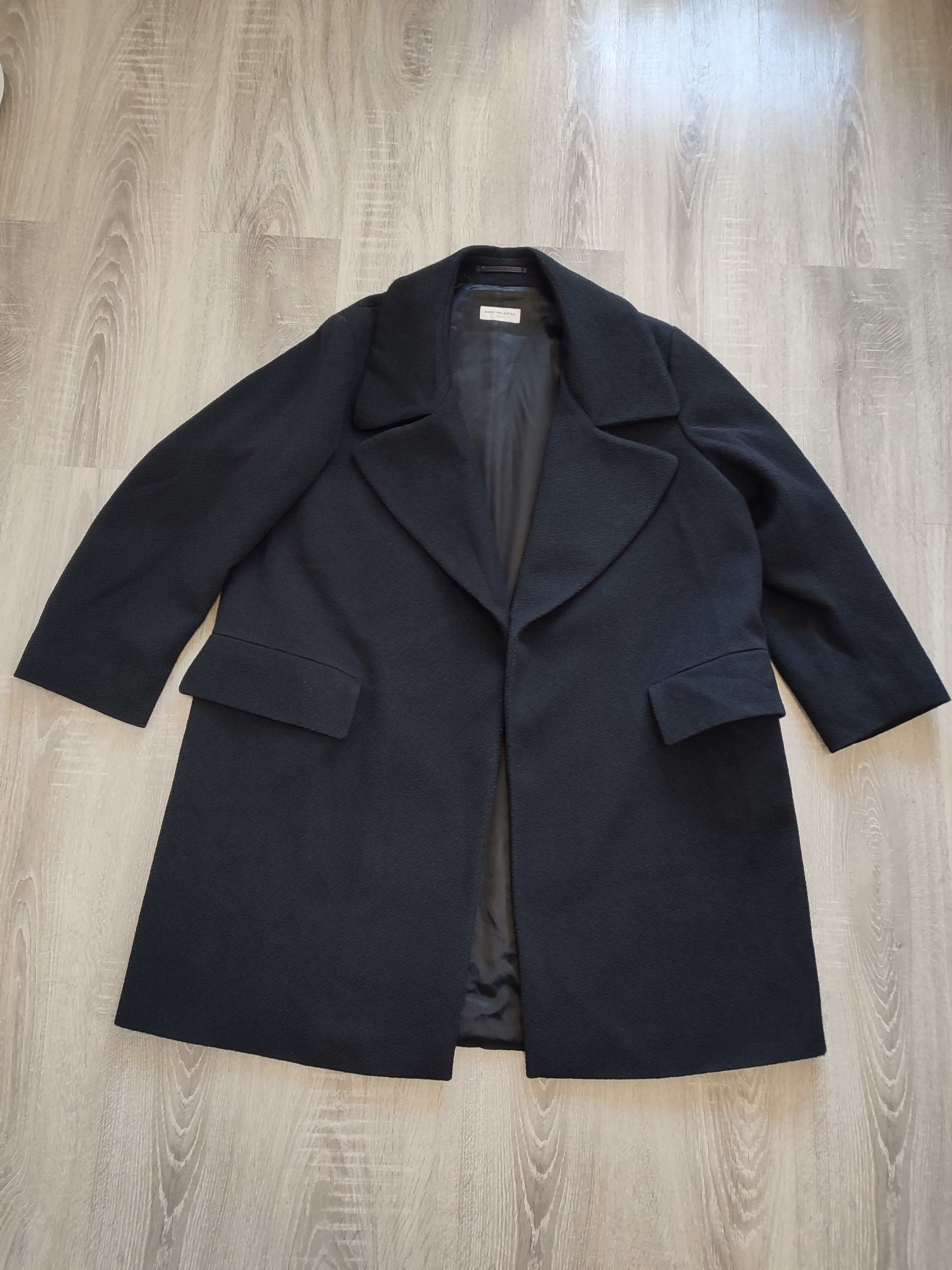 Dries Van Noten Dries Van Noten Black Wool Coat M Size M / US 6-8 / IT 42-44 - 8 Thumbnail