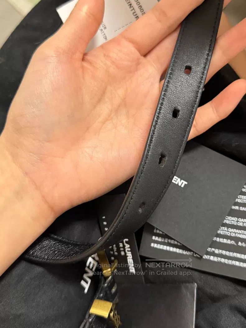 Saint Laurent Paris Saint Laurent Paris Belt i Size ONE SIZE - 9 Thumbnail