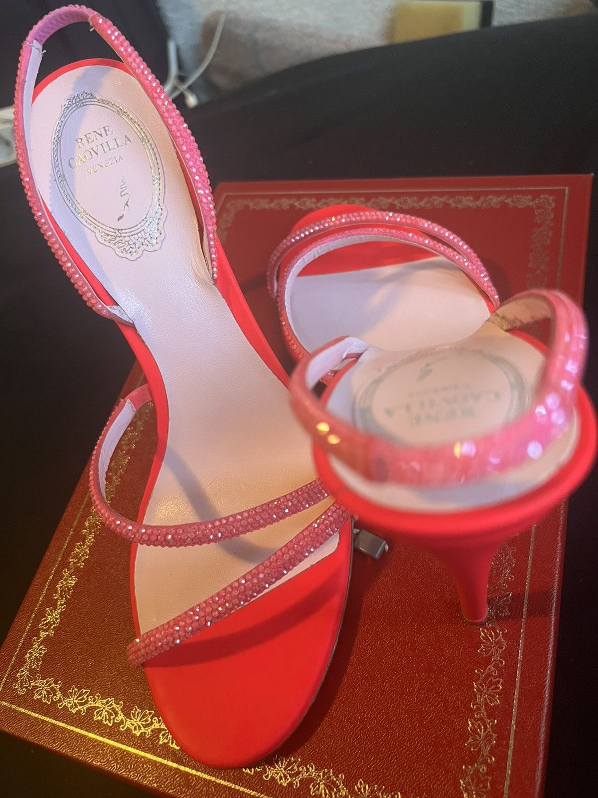 Rene Caovilla René caovilla pink heels Size US 10 / IT 40 - 2 Thumbnail