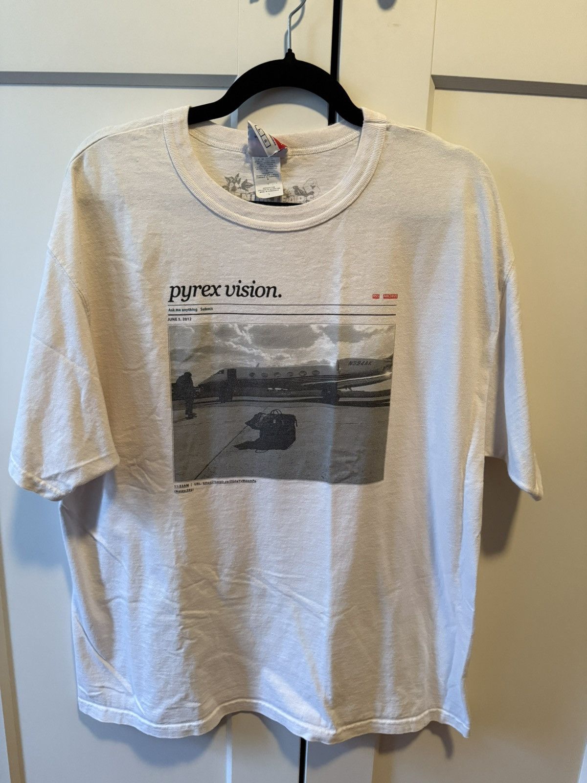 champion pyrex vision ナンバリング　tシャツ tee L Champion × pyrex vision - Gem