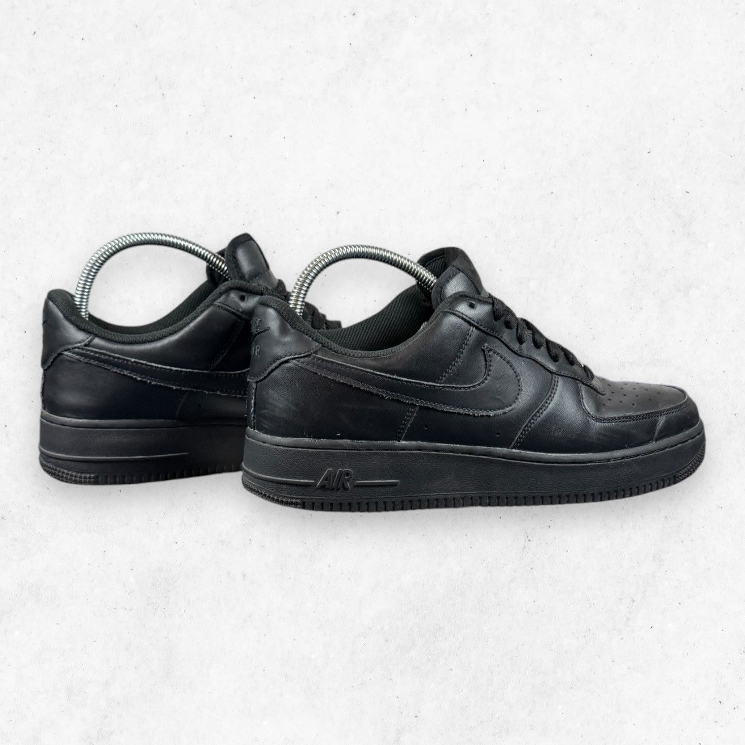 Nike Nike Air Force 1 Low Triple Black Mens Sz 10.5 Size US 10.5 / EU 43-44 - 4 Thumbnail
