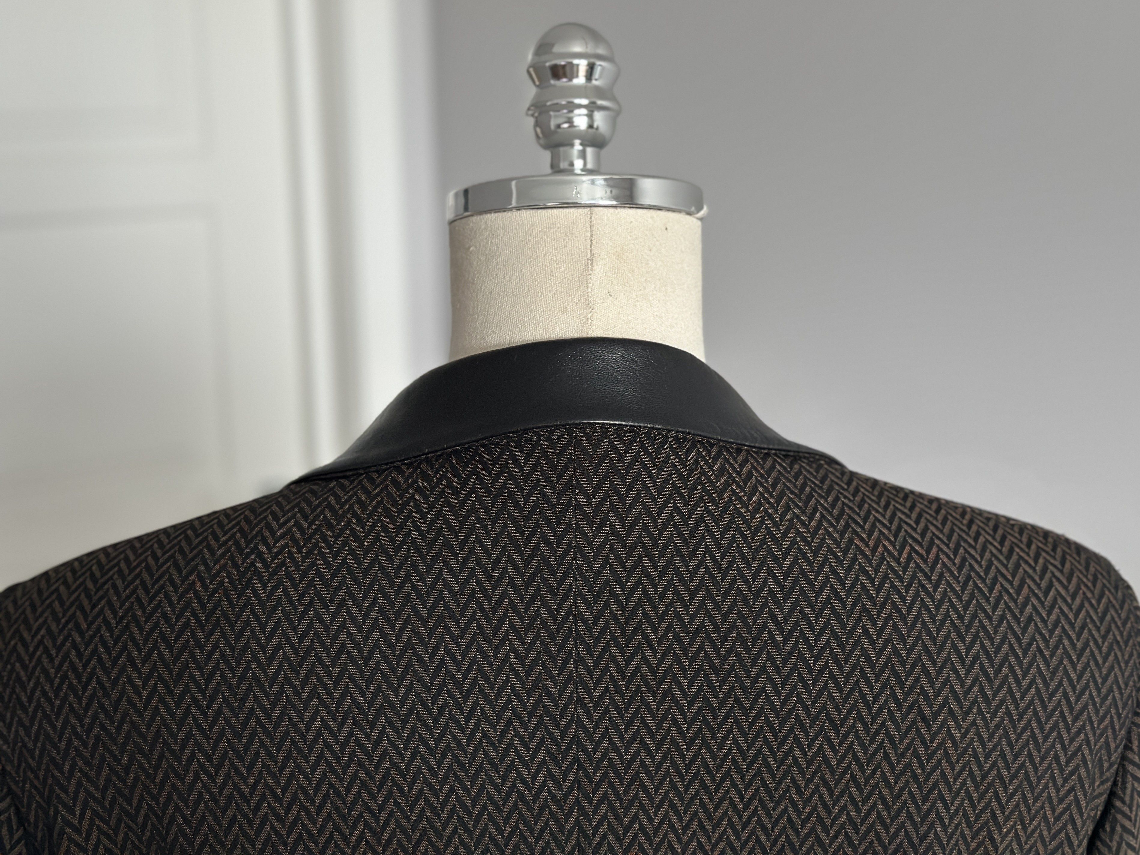 Emporio Armani EMPORIO ARMANI Antinea SRL Blazer Jacket MadeInItaly Luxury Size 44R - 7 Thumbnail