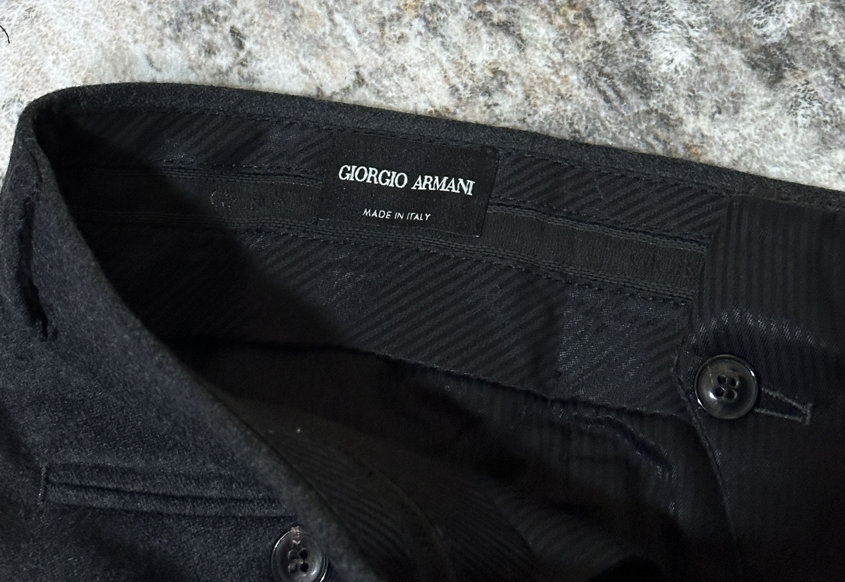 Giorgio Armani Grey wool trousers Size US 34 / EU 50 - 3 Thumbnail