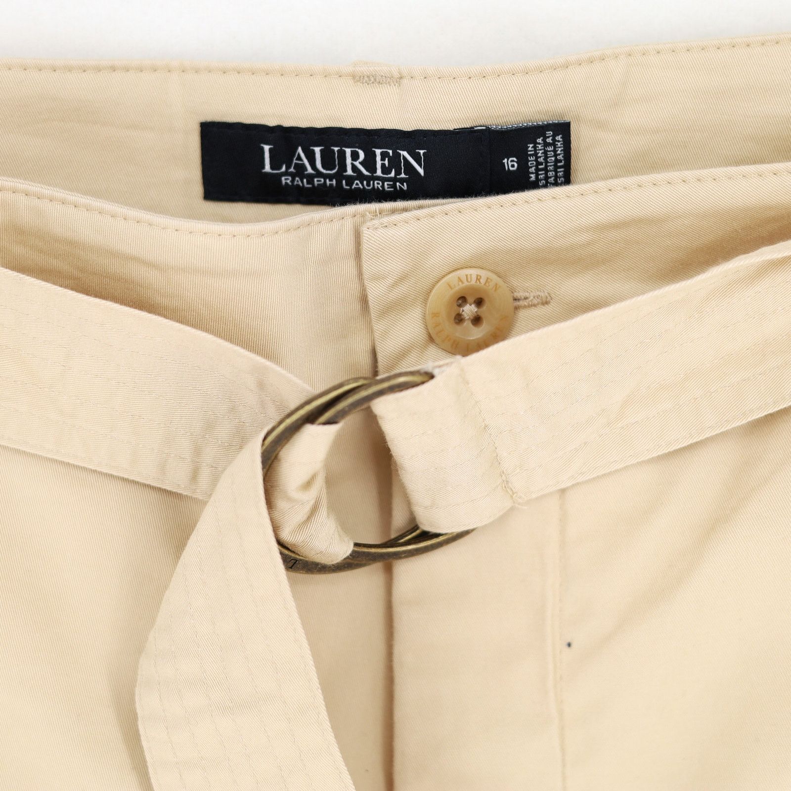 Ralph Lauren Lauren Ralph Lauren Women Wide-Leg Crop Pants Size US 16 Size 38" / US 16 / IT 52 - 4 Thumbnail