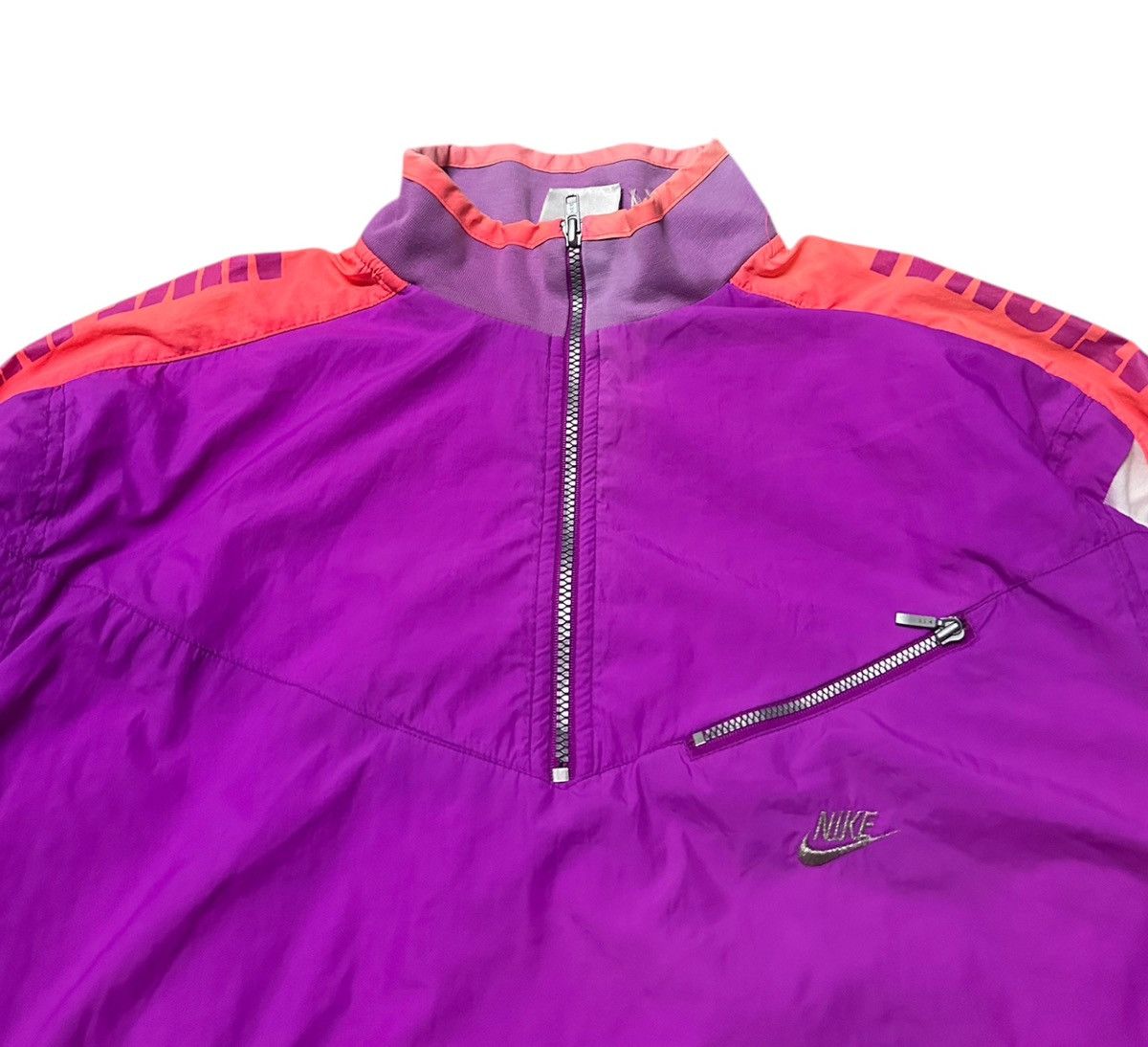Nike Vintage 90s Nike international halfzipper windbreaker jacket Size US M / EU 48-50 / 2 - 4 Thumbnail