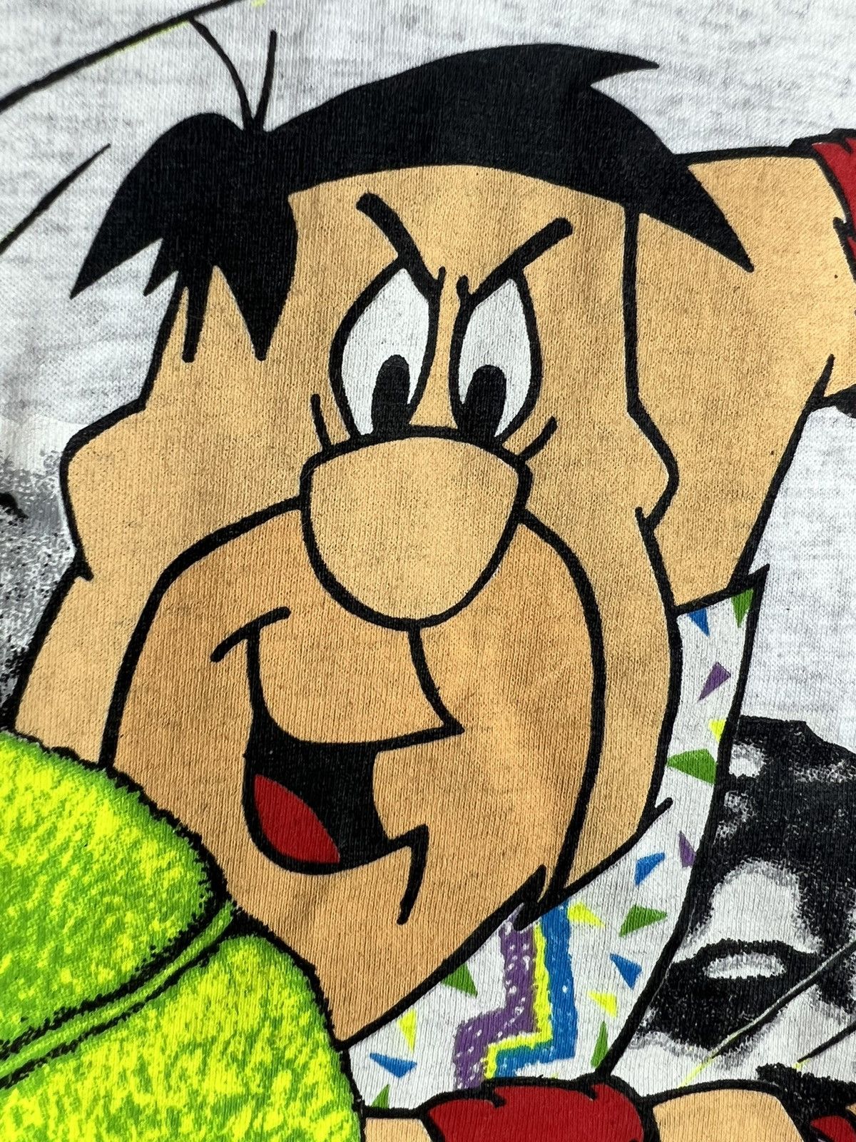 Cartoon Network Vintage 1991 90s Cleveland Browns Rare Flintstones NFL Tee Size US L / EU 52-54 / 3 - 5 Thumbnail