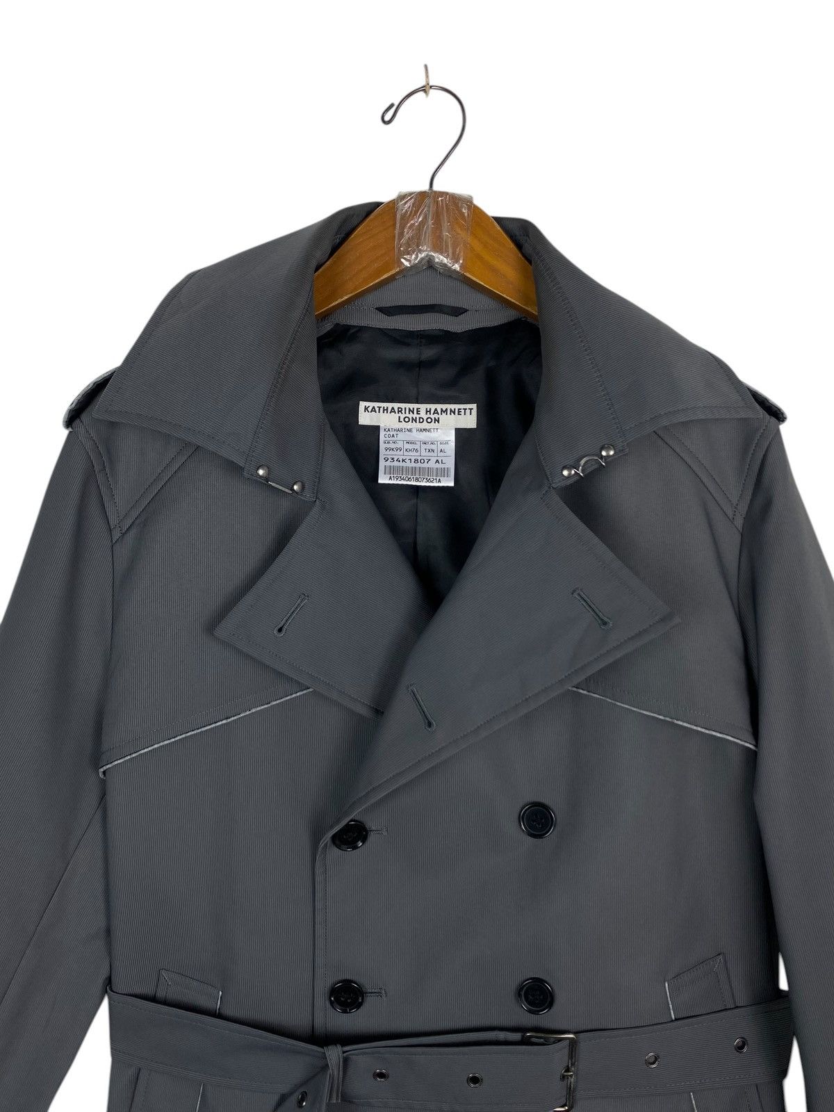 Katharine Hamnett London Rare‼️ Katharine Hamnett London Double-Breasted Trench Coat Size M / US 6-8 / IT 42-44 - 4 Thumbnail
