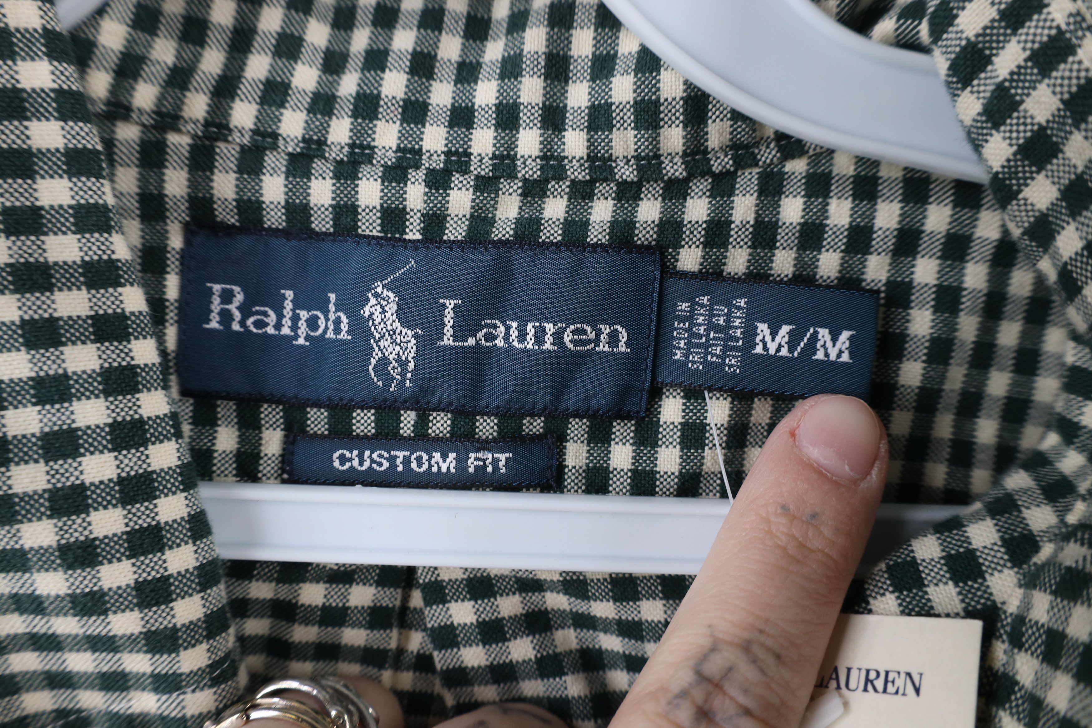 Ralph Lauren × Vintage Deadstock Vintage 90s Ralph Lauren Button Down Shirt Plaid Size US M / EU 48-50 / 2 - 8 Thumbnail