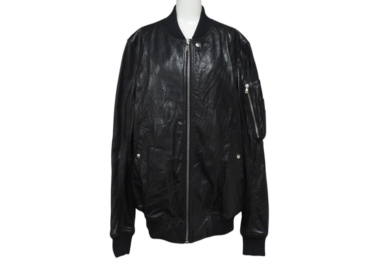 Rick Owens Rick Owens Classic Flight Jacket RU02D6789 Size