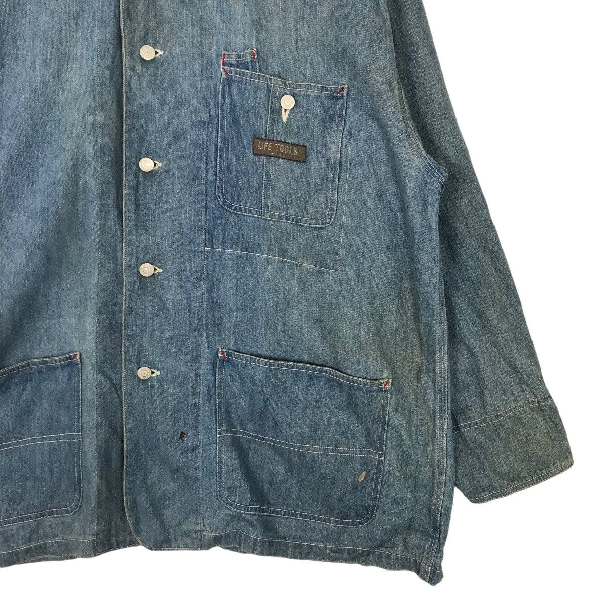 Japanese Brand 💥 LIFE TOOLS WORK CHORE JACKET Size US M / EU 48-50 / 2 - 4 Thumbnail