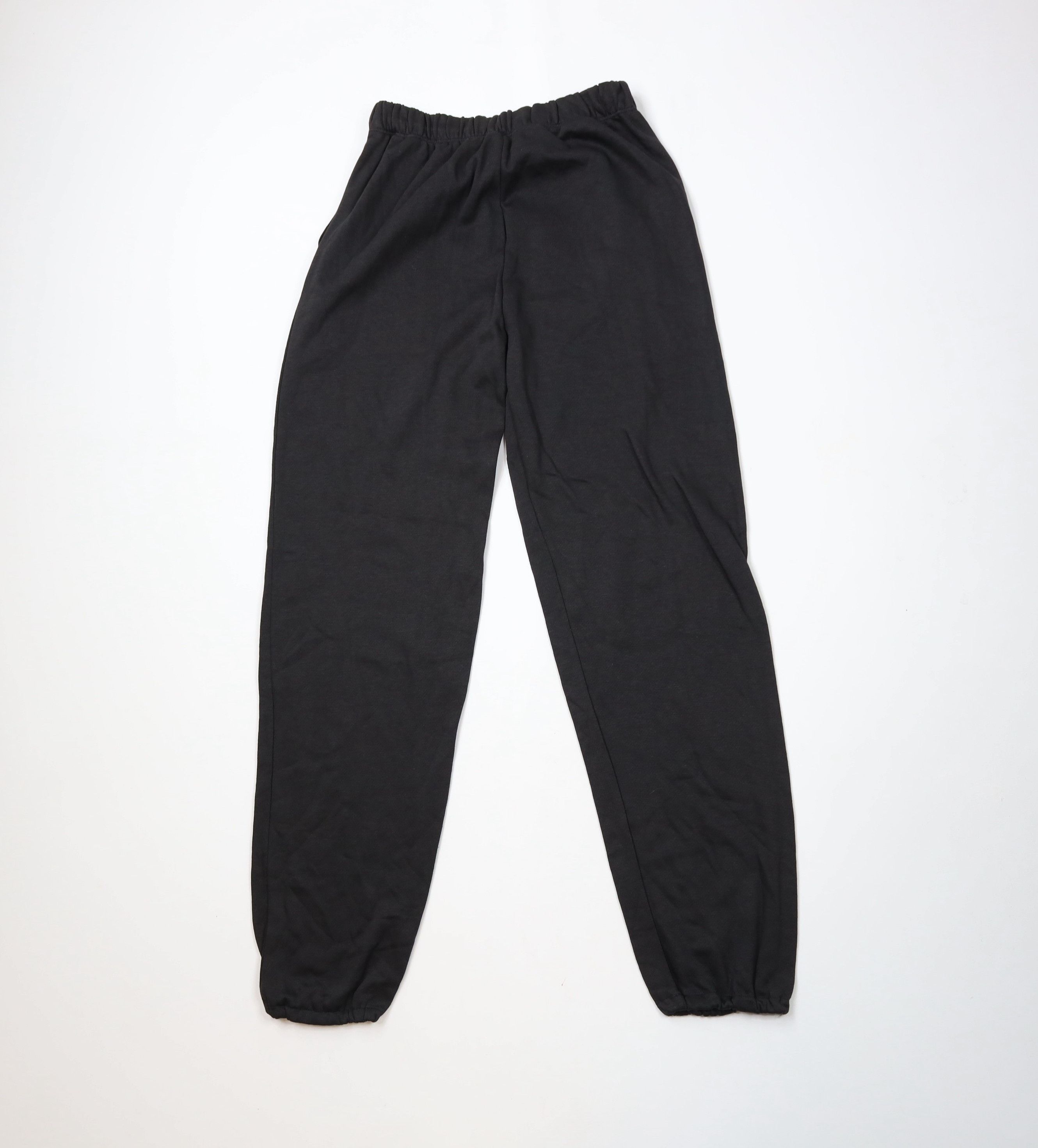 Vintage Vintage 90s Streetwear Cuffed Sweatpants Joggers Black USA Size US 36 / EU 52 - 9 Thumbnail