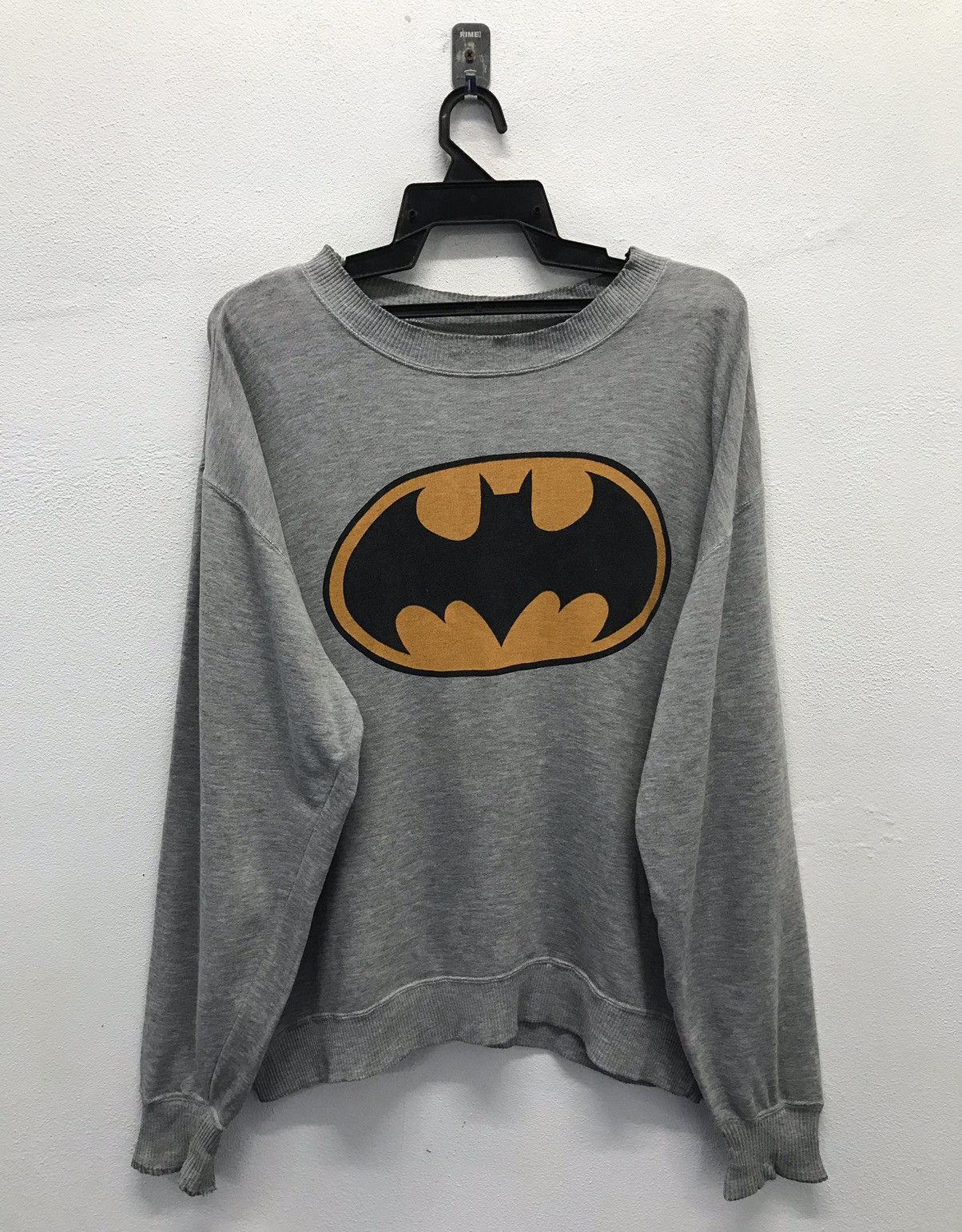 DC Comics × Vintage Vintage Batman Big Logo Sweatshirt Size US XL / EU 56 / 4 - 1 Thumbnail