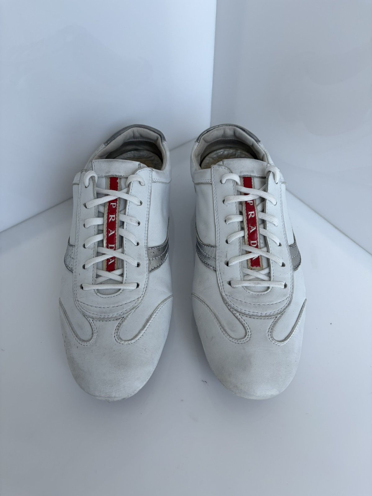 Prada 90S Prada Monte Carlo Driving Leather Sneakers Americas Cup Size US 7.5 / IT 37.5 - 3 Thumbnail