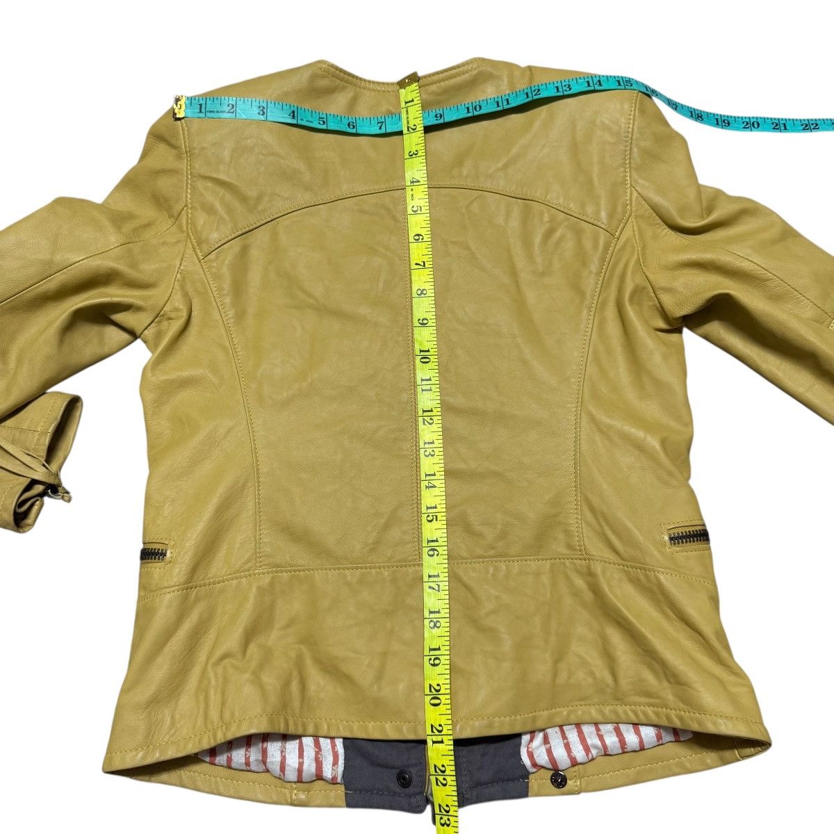 Leather S.W.O.R.D Gold Leather Jacket Size L / US 10 / IT 46 - 15 Thumbnail
