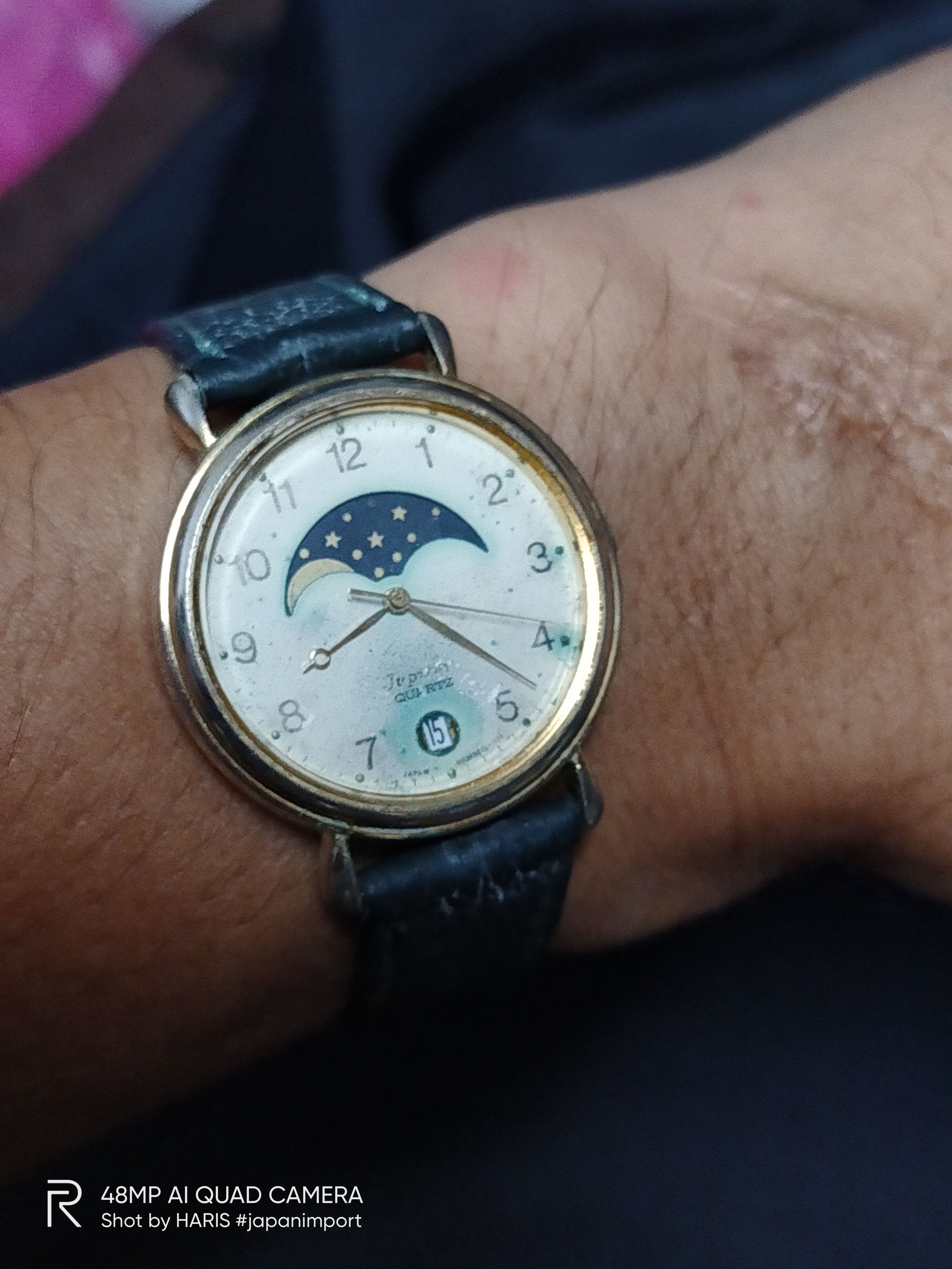 ジャンク ORIENT jupiter ジュピター ムーンフェイズ A4070 Japanese Brand × Orient ORIENT JUPITER 💥Super Rare Moon