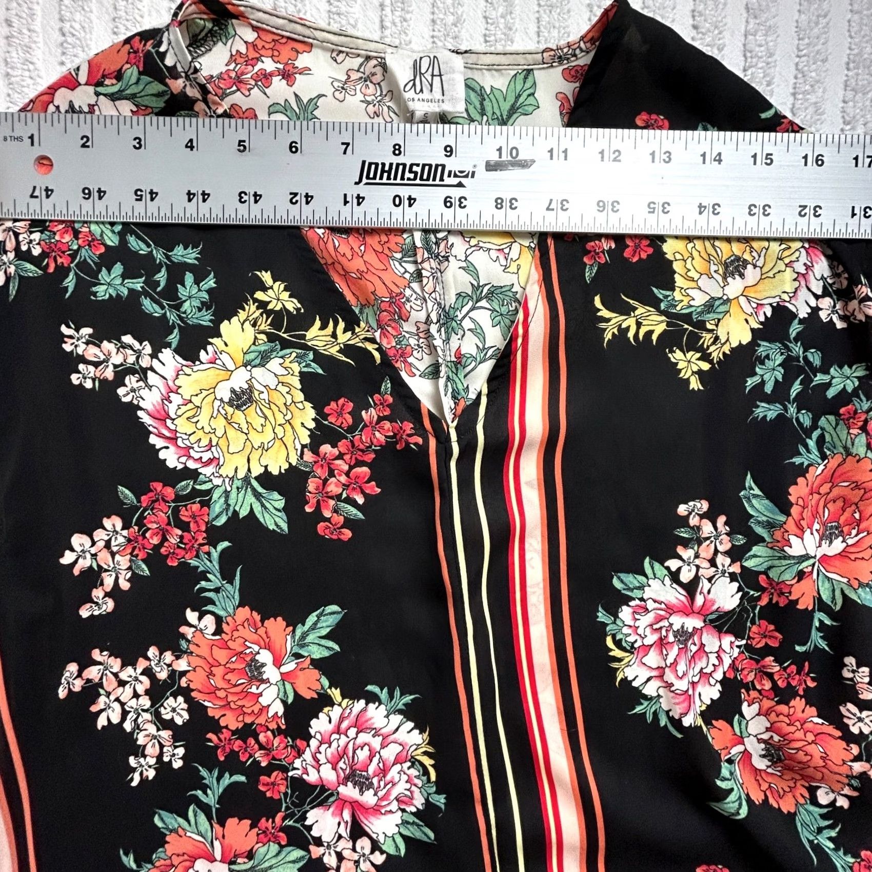 Anthropologie Anthropologie dRA Women's Small Black White Floral Camilla Belted Shift Dress Shirt Womens XS? Size S / US 4 / IT 40 - 5 Thumbnail