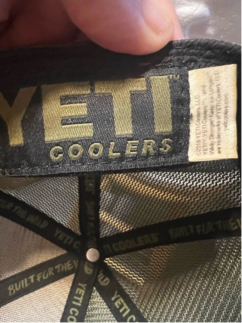 Yeti Men's Yeti Hat Olive Green Trucker Cap Adjustable Size ONE SIZE - 6 Thumbnail