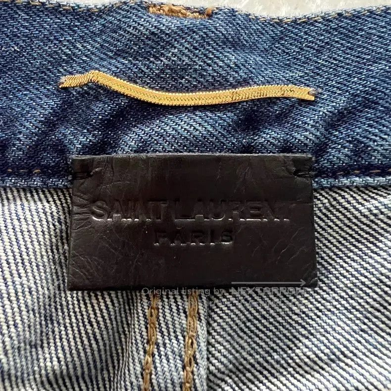 Saint Laurent Paris Saint Laurent Paris Sequin jeans Size 25" / US 0 / IT 36 - 3 Thumbnail