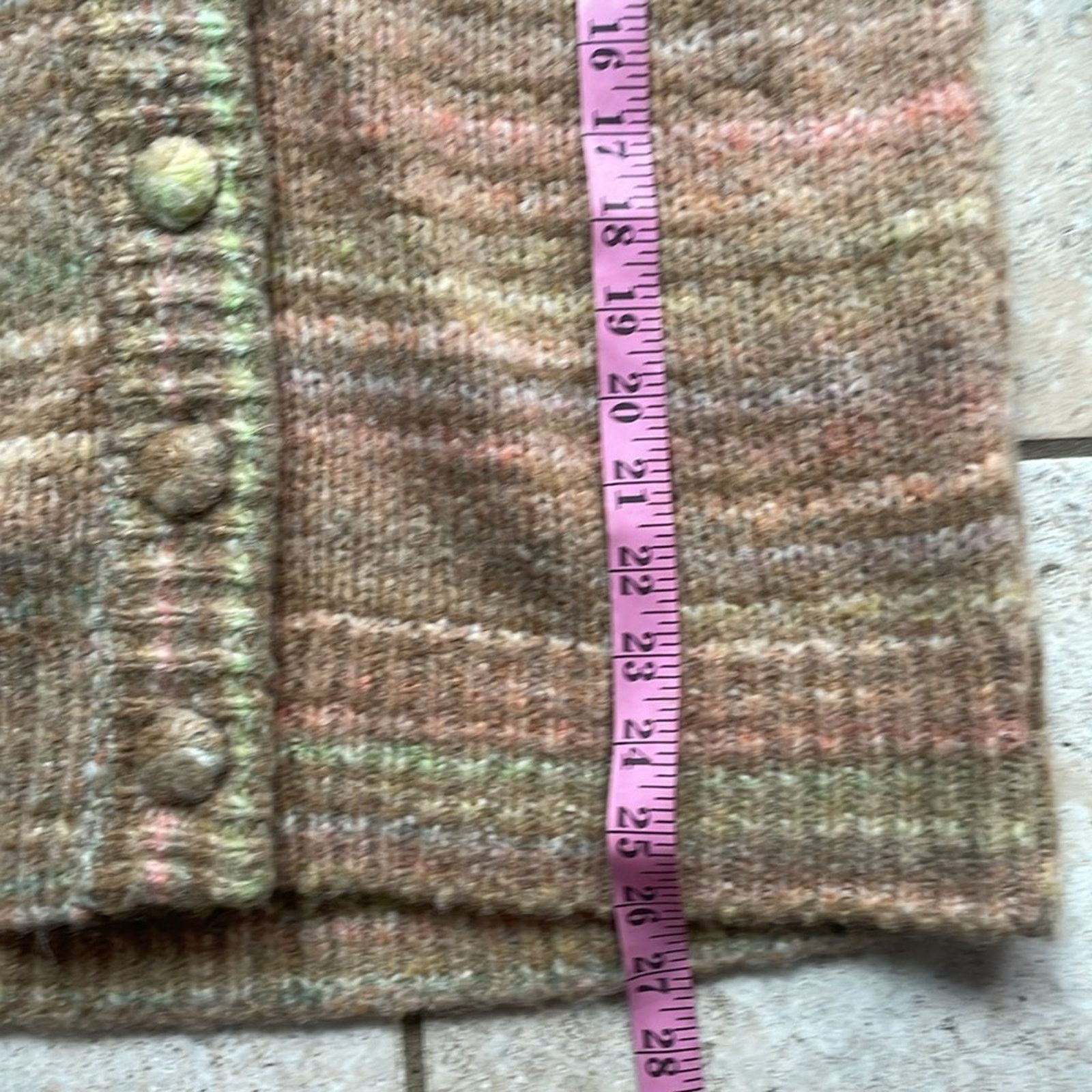 LoveShackFancy LOVESHACKFANCY Wilford Boyfriend Cardigan Harvest Oat Size XS / US 0-2 / IT 36-38 - 11 Thumbnail