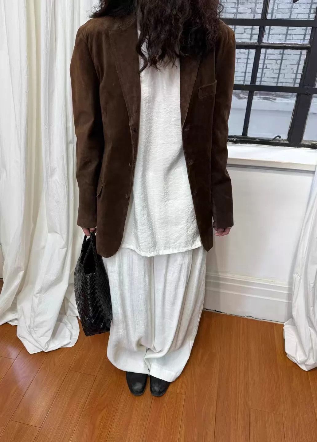 Yohji Yamamoto Yohji Yamamoto Brown Velvet Structured Blazer L Size L / US 10 / IT 46 - 7 Thumbnail
