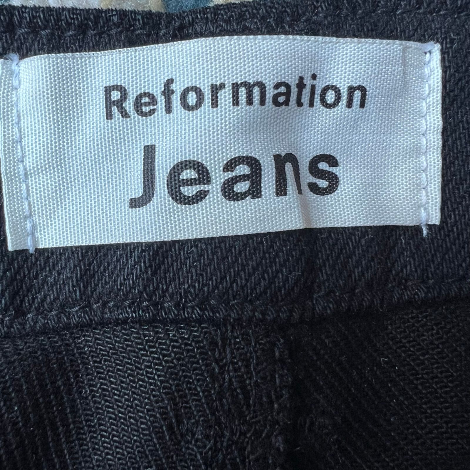 Reformation reformation gia black cargo pants size 27 C1 Size 27" / US 4 / IT 40 - 4 Thumbnail