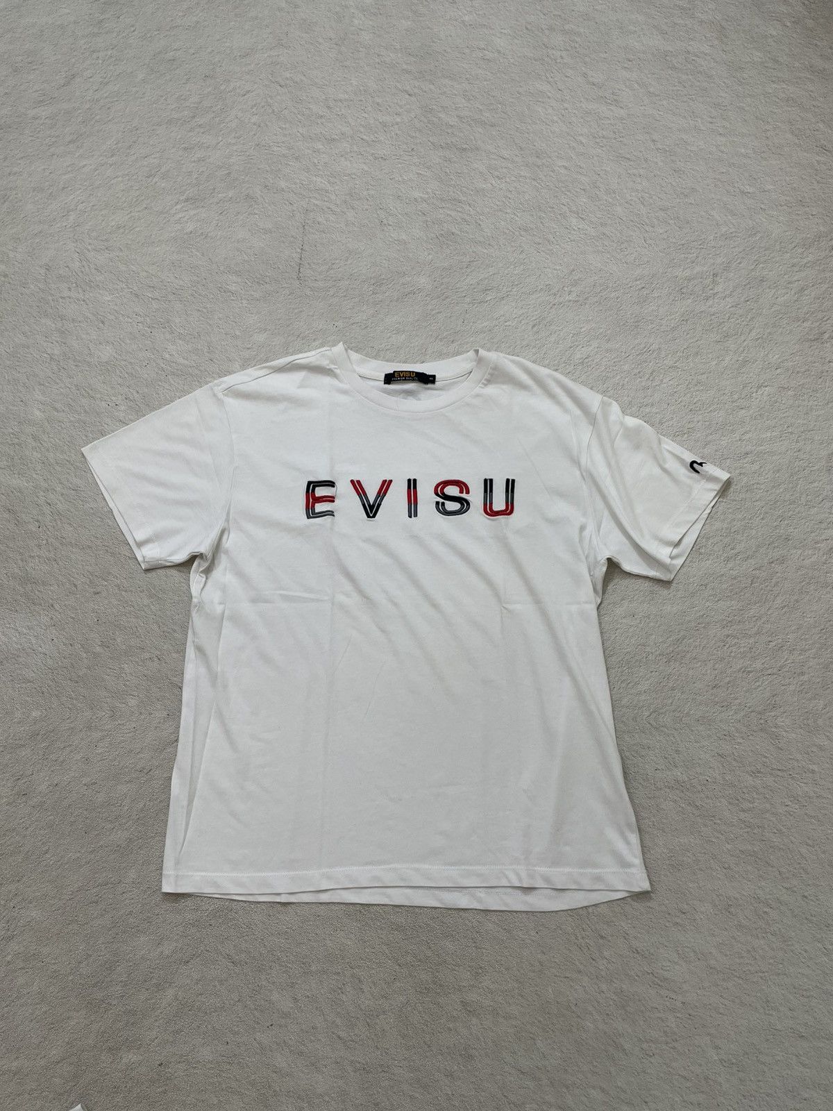 Evisu 2000s Evisu Archival Embroidered Logo T Shirt Y2K Hysteric Size M / US 6-8 / IT 42-44 - 1 Thumbnail