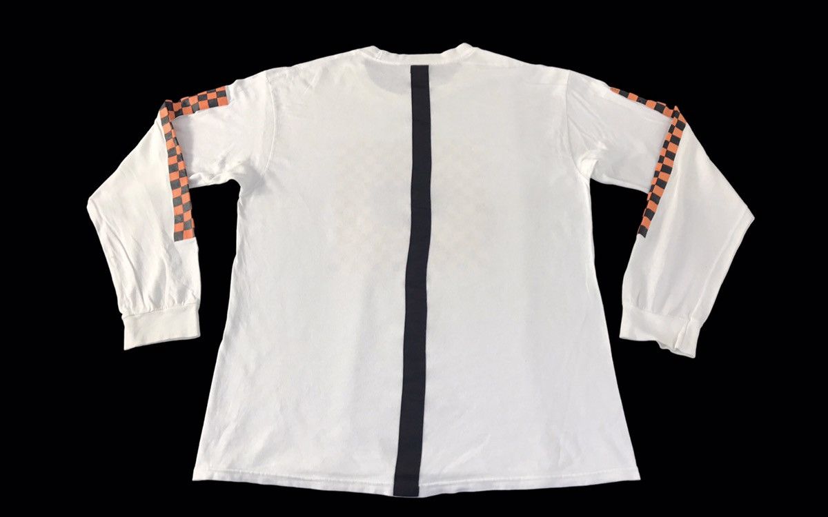Japanese Brand Hype Elvira Net Checkered Side Tape Longsleeve Tee T-shirt Size US L / EU 52-54 / 3 - 2 Thumbnail